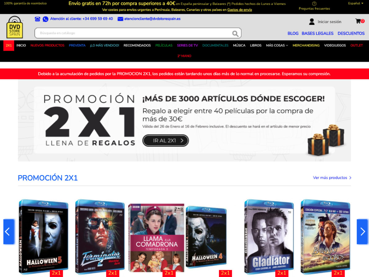 DVD Store Spain